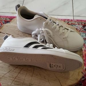 White adidas size 9.5